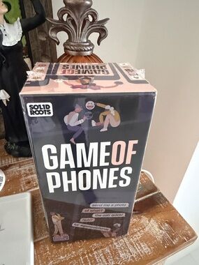 Solid Roots Game of Phones Party Card Game – Pink and Black